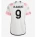 Tanie Strój piłkarski Juventus Dusan Vlahovic #9 Koszulka Wyjazdowej 2023-24 Krótkie Rękawy